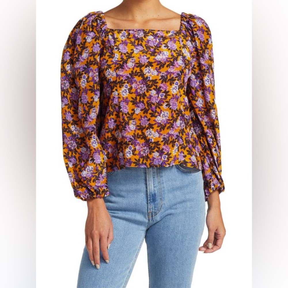 BAUM UND PFERDGARTEN Merlina Floral Top in Paris Flow 38 A18
